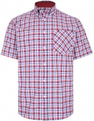 Kam Jeans 6214 Check Shirt Red