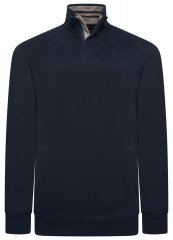 Kam Jeans 7092 Hanorac cu fermoar scurt Albastru marin