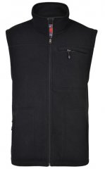 Kam Jeans KV99 Fleece Vest Black