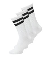 Jack & Jones Travis Șosete de tenis Alb 3-pack
