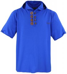 Lavecchia 609 T-shirt with Hoodie Royal Blue