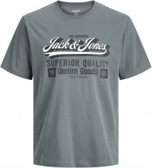 Jack & Jones Logo 2COL T-shirt Grey