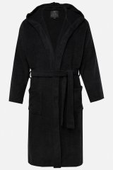 JP1880 Bathrobe Terry Black