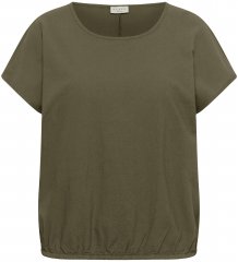 Kaffe Curve Nana Bluză cu mânecă scurtă Grape Leaf