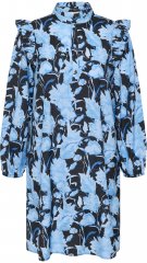 Kaffe Curve Sasja Rochie Blue Snake Flower