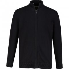 JP1880 Sweater Knitter with Zipper Black
