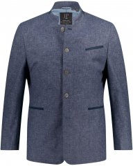 JP1880 Traditional Jacket Linen Blend Navy