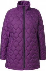 Ulla Popken HYPRAR Water-Repellent Quilted Jacket Plum