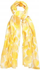 Ulla Popken Circle Print Scarf Yellow