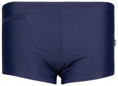 ADAMO 141723 Men's Plus Size Swim Trunks – Short Leg, Pocket, Navy Blue