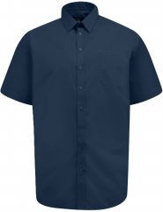 D555 Lucas Cămașă Elastică Cu Mânecă Scurtă Rezistentă La Pete Fără Călcare Bleumarin