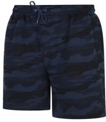 Espionage LW134 Camoflaged Shorts Navy