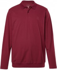 JP1880 Polo Shirt Pique Long Sleeve Red