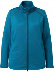 Ulla Popken Quick Drying Athletic Jacket Dark Petrol