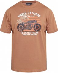 North Latitude 61118 Tricou Cu Imprimeu Amberlight