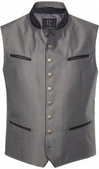 JP1880 Vest Traditional With Embroidery Silver