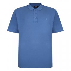 Espionage P074C Tricou Polo cu Mânecă Scurtă Albastru Albăstrele