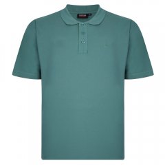 Espionage P074C Tricou Polo cu Mânecă Scurtă Verde Brad