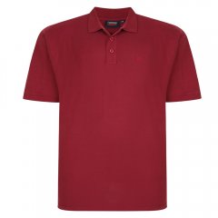Espionage P074C Tricou Polo cu Mânecă Scurtă Bordo