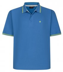 Espionage P232 Tricou polo pique turq/lime