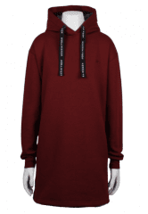 Nora Mikken KRISTINA Long Hoodie Burgundy