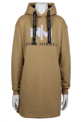 Nora Mikken KADRI WHITE Long Hoodie Camel