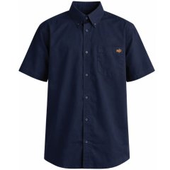 Motley Denim Zagreb Cămașă cu mânecă scurtă Bleumarin