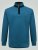 D555 Conway 1 1/4 Zip Neck Fleece Sweatshirt With Bear Logo Teal - Pulovere & hanorace - Pulovere & Hanorace Bărbați Mărimi Mari