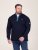 D555 Conway 2 1/4 Zip Neck Fleece Sweatshirt With Bear Logo Albastru marin - Pulovere & hanorace - Pulovere & Hanorace Bărbați Mărimi Mari