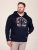 D555 Hector Adventurer Printed Zip Through Hoody Albastru marin - Pulovere & hanorace - Pulovere & Hanorace Bărbați Mărimi Mari