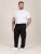 D555 Dexter 1 Cargo Jogger With Bear Embroidery TALL Negru - TALL pantaloni trening - Pantaloni sport TALL