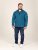 D555 Conway 1 1/4 Zip Neck Fleece Sweatshirt With Bear Logo Teal - Pulovere & hanorace - Pulovere & Hanorace Bărbați Mărimi Mari