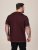 D555 Baldwin Grumpy Old Man Club Print Crew Neck T-shirt Burgundy/ Black Twist - Tricouri - Tricouri Bărbați Mărimi Mari