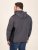 D555 Conrad Detachable Hood Bonded Fleece Zip Through Hoody Albastru marin - Pulovere & hanorace - Pulovere & Hanorace Bărbați Mărimi Mari