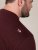 D555 Baldwin Grumpy Old Man Club Print Crew Neck T-shirt Burgundy/ Black Twist - Tricouri - Tricouri Bărbați Mărimi Mari