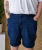 Kam Jeans Pepe Knitted Denim Shorts Random Mid Wash Blue - Pantaloni scurți - Pantaloni Scurți Mărimi mari Bărbați 