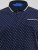 D555 Reid AOP Polo With Jacquard Collar, Pocket And Cuffs Albastru marin - Tricouri polo - Tricouri Polo Bărbați Mărimi Mari