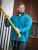 D555 Conway 1 1/4 Zip Neck Fleece Sweatshirt With Bear Logo Teal - Pulovere & hanorace - Pulovere & Hanorace Bărbați Mărimi Mari