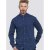 D555 Bainton Long Sleeve Shirt Navy - Cămăși - Cămăși Bărbați Mărimi Mari