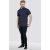 D555 Barrington Short Sleeve Shirt Navy - Cămăși - Cămăși Bărbați Mărimi Mari