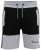 D555 Kirton Couture Elasticated Waistband Shorts Black/Charcoal - Pantaloni trening - Pantaloni Trening Bărbați Mărimi Mari