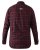 D555 Holton Dark Red Checked Flannel Shirt - Cămăși - Cămăși Bărbați Mărimi Mari