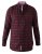 D555 Holton Dark Red Checked Flannel Shirt - Cămăși - Cămăși Bărbați Mărimi Mari
