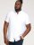 D555 James Short Sleeve Oxford Shirt White - Cămăși - Cămăși Bărbați Mărimi Mari