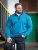 D555 Conway 1 1/4 Zip Neck Fleece Sweatshirt With Bear Logo Teal - Pulovere & hanorace - Pulovere & Hanorace Bărbați Mărimi Mari