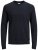 Jack & Jones Crew neck Knitted Sweater Navy - Pulovere & hanorace - Pulovere & Hanorace Bărbați Mărimi Mari