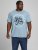 Jack & Jones JJMOON T-shirt Faded Denim - Tricouri - Tricouri Bărbați Mărimi Mari