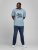 Jack & Jones JJMOON T-shirt Faded Denim - Tricouri - Tricouri Bărbați Mărimi Mari