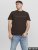 Jack & Jones STAR T-shirt Brown - Tricouri - Tricouri Bărbați Mărimi Mari