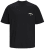Jack & Jones JORSANTORINI BACK T-Shirt Black - Tricouri - Tricouri Bărbați Mărimi Mari